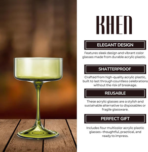 Khen Site Khen Champagne Coupes Morgan Set Vibrant - view 6
