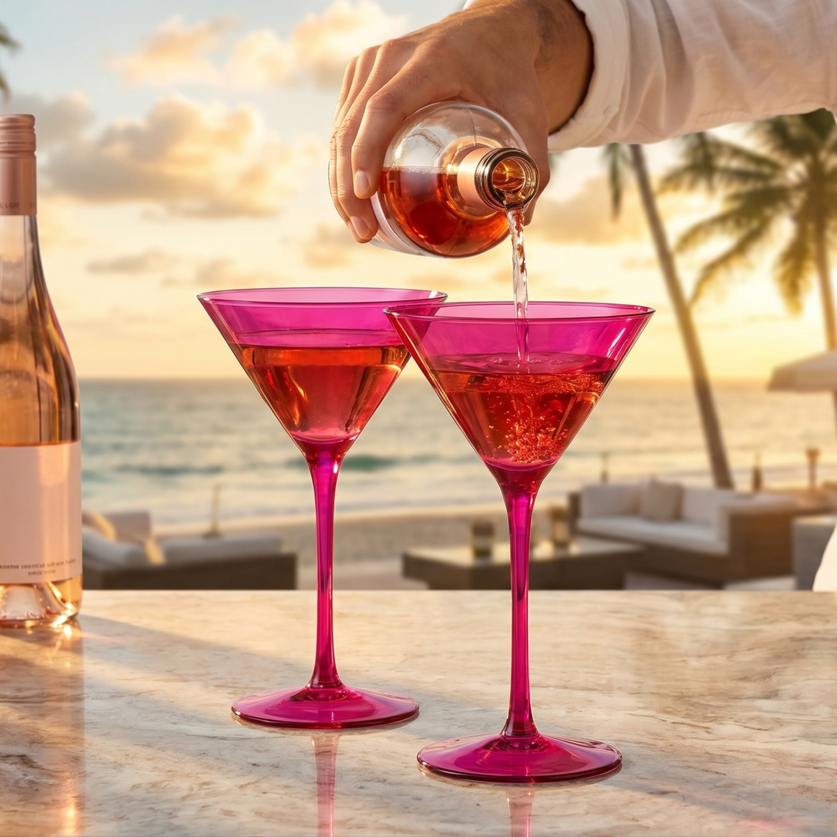 Khen Site Chica Martini Cocktail Glassware - view 6