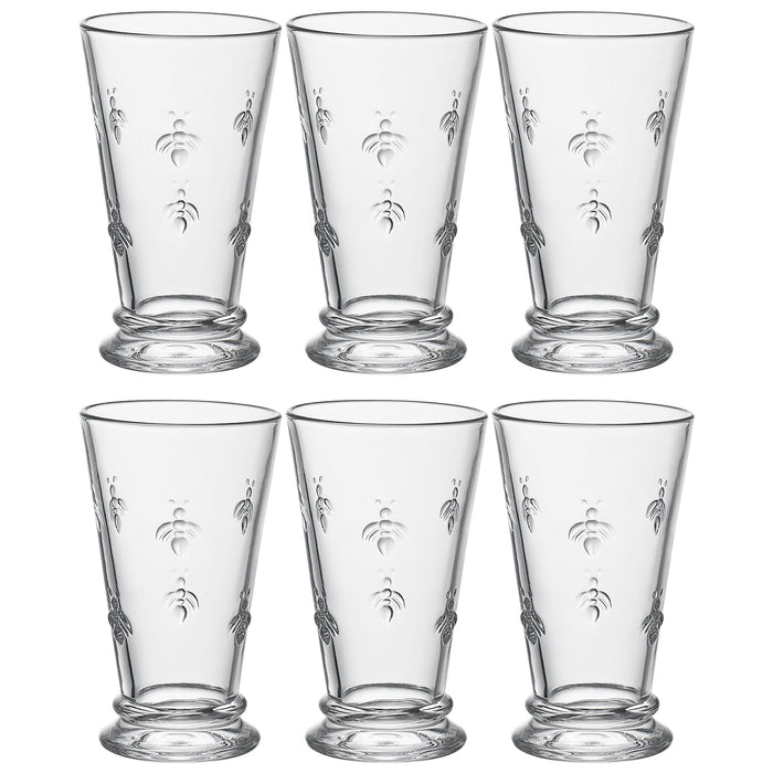 Classica Bee Highball Glassware, Set of 6 | Khen Site
