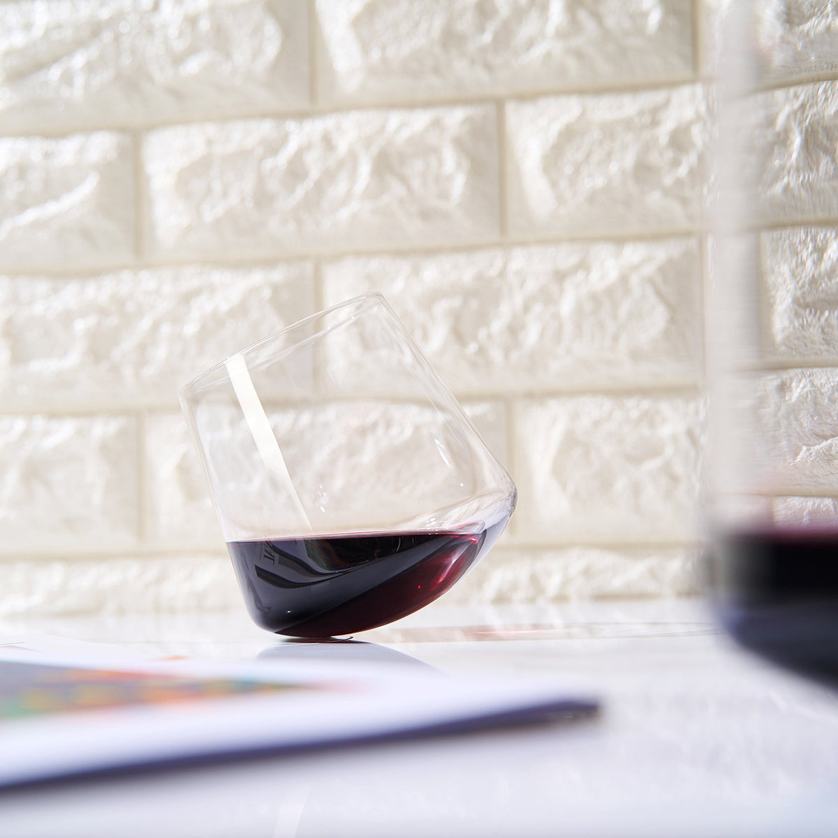 Khen Site Classica Un-Spillable Stemless Wine Glassware - view 2