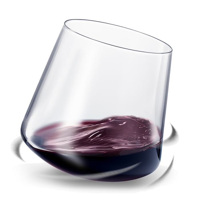 Classica Un-Spillable Stemless Wine Glassware, Single Set | Khen Site