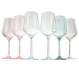 Colorata Stemmed Wine Glassware, Set of 6 | Khen Site