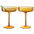 Como Champagne Coupe Cocktail Glassware, Set of 2 | Khen Site