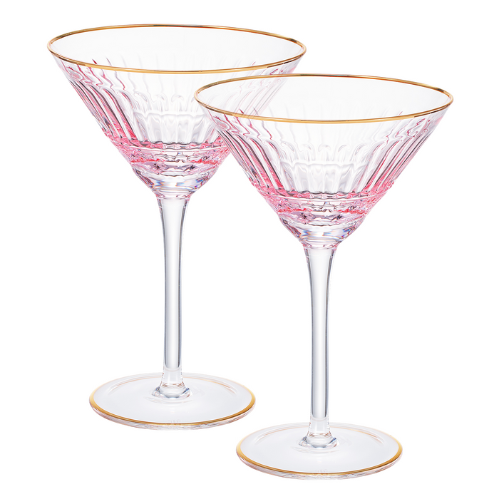 Duomo Martini Cocktail Glassware, Set of 2 | Khen Site