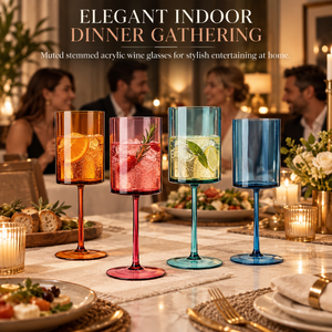 Khen Site Eze Acrylic Stemmed Wine Glassware - view 2