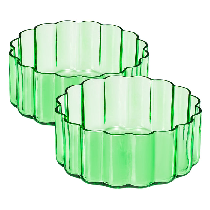 Flower Bowl Glassware, Set of 2 | Khen Site