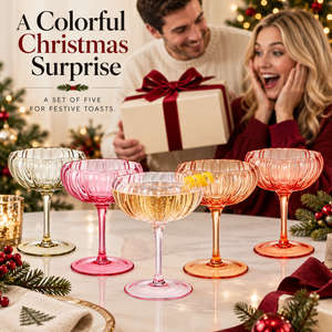 Khen Site Flower Coupe Cocktail Glasses - view 2