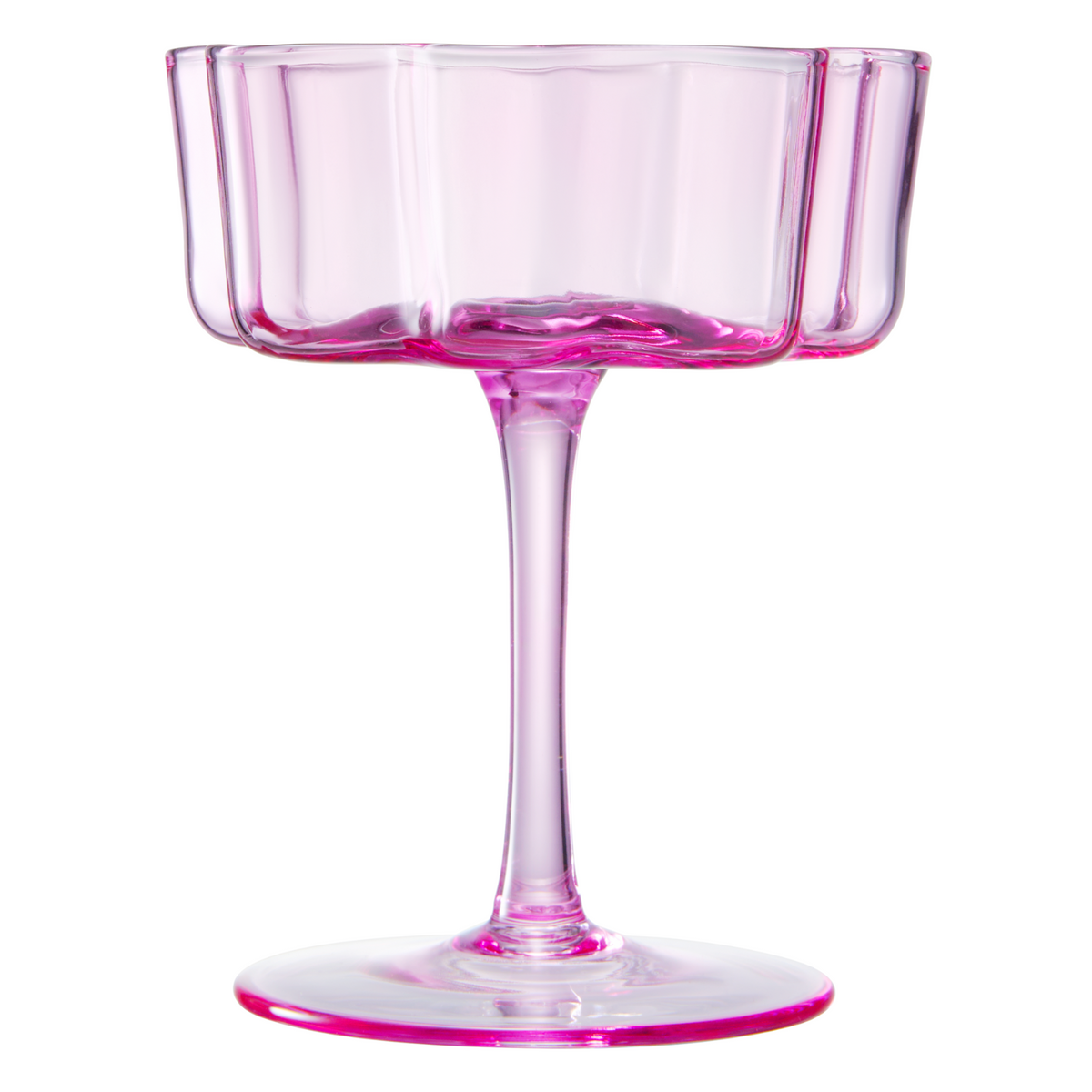 Khen Site Flower Wave Coupe Cocktail Colored Glasses - view 8