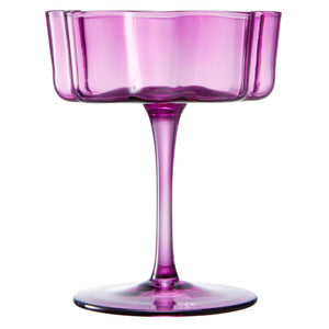 Khen Site Flower Wave Coupe Cocktail Colored Glasses - view 9