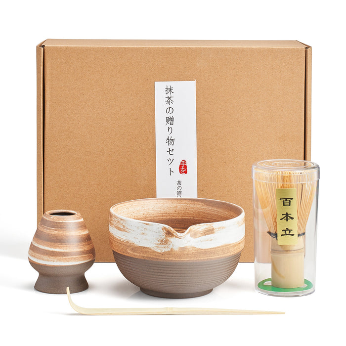 Japanese Matcha Set, Cream | Khen Site
