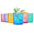 Madrid Acrylic Lowball Hobnail Glassware, Set of 6 | Khen Site