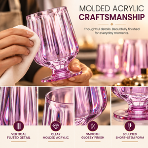 Khen Site Madrid Acrylic Stemmed Wine Goblet Glassware - view 7