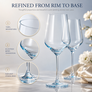 Khen Site Monet Stemmed Wine Glassware - view 4