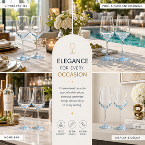 Khen Site Monet Stemmed Wine Glassware - view 5