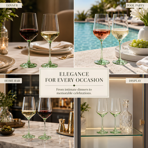 Khen Site Monet Stemmed Wine Glassware - view 5