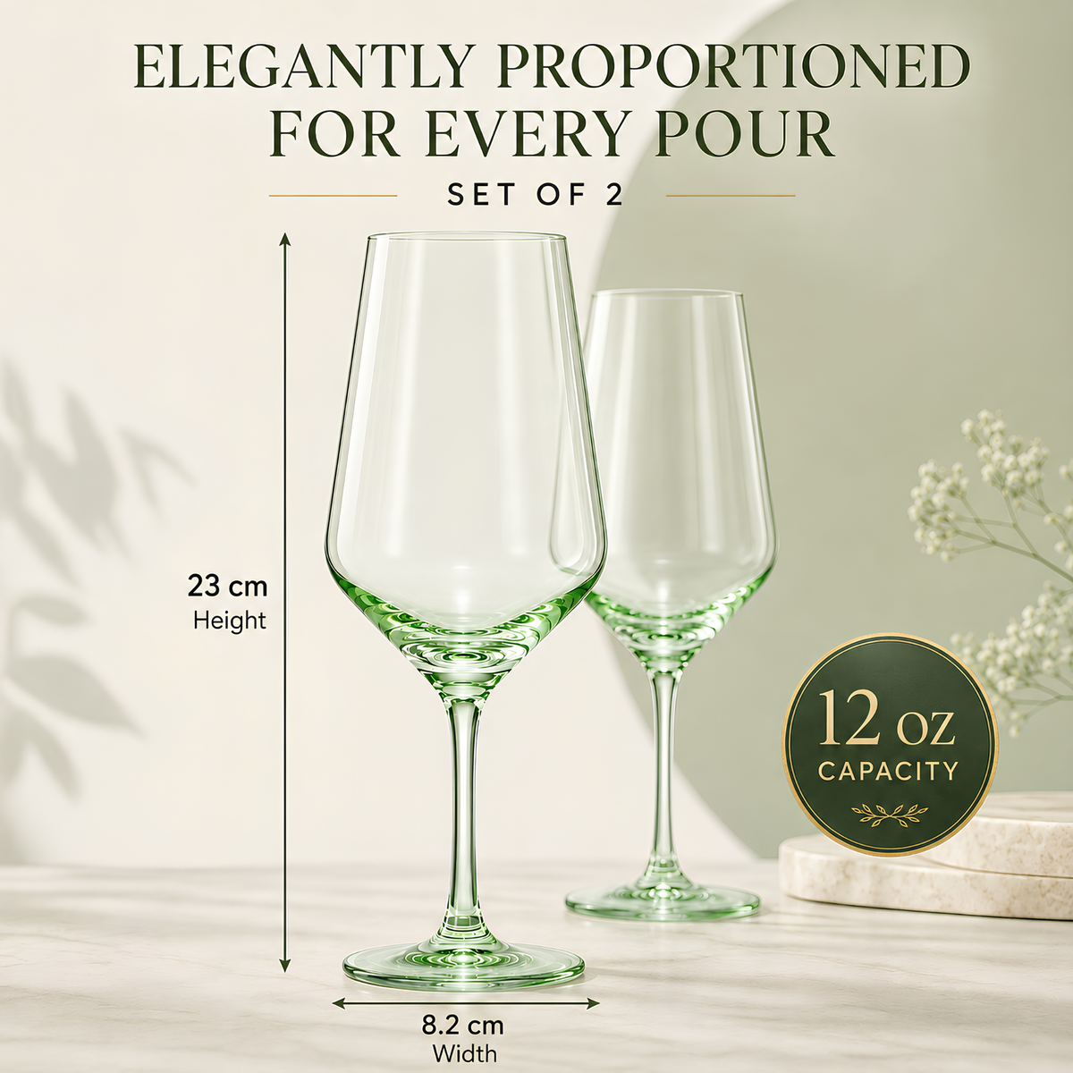 Khen Site Monet Stemmed Wine Glassware - view 9