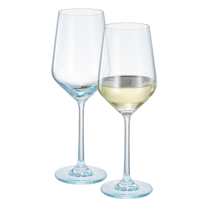 Monet Stemmed Wine Glassware, Blue, Set of 2 | Khen Site