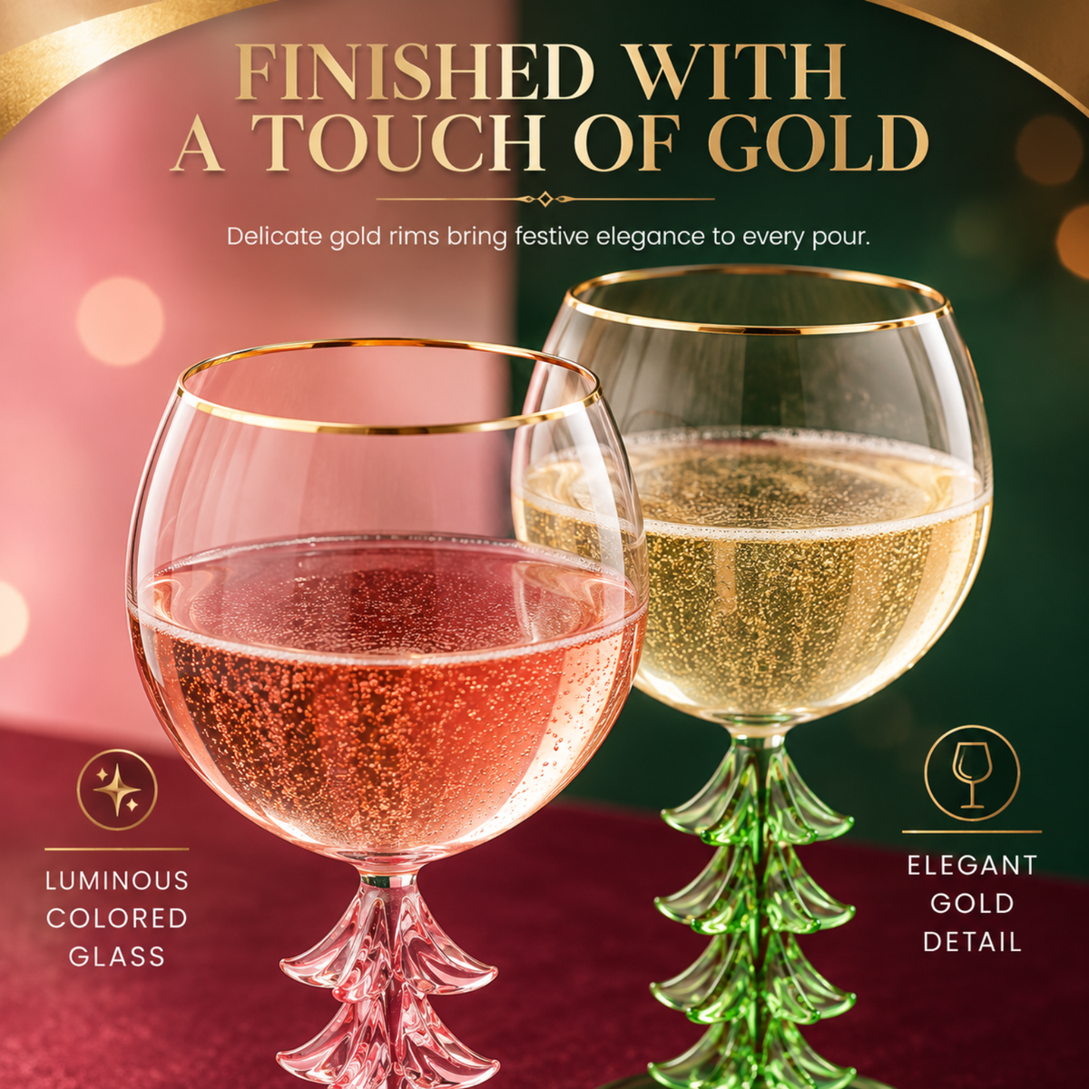 Khen Site Natale Stemmed Wine Glassware - view 5
