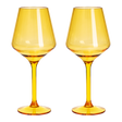 Saint Tropez Acrylic Stemmed Wine Glassware, Set of 2 | Khen Site