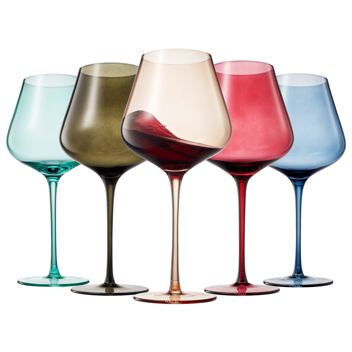 Stagioni Stemmed Wine Glassware, Rome, Set of 5 | Khen Site