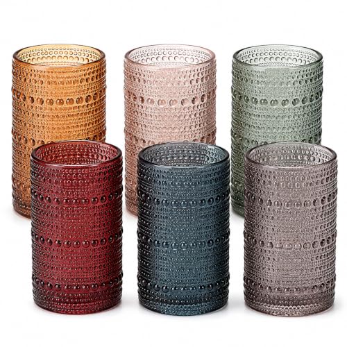 Khen Site Tonal Hobnail Highball Glassware