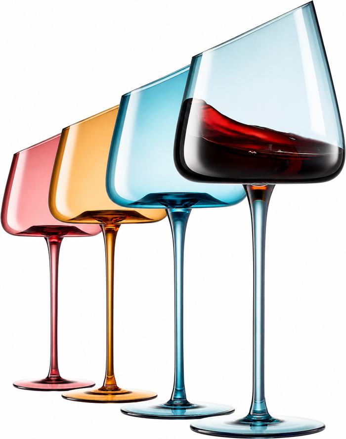 Khen Site Tonal Stemmed Wine Glassware