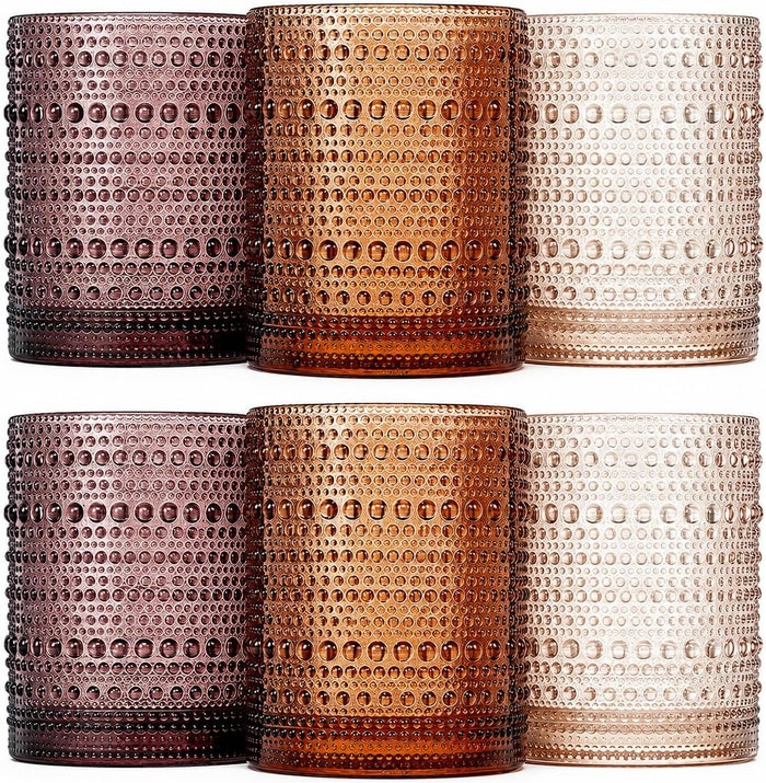 Khen Site Venus Hobnail Lowball Whiskey Glassware