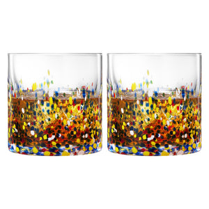 Khen Site The Wine Savant Mexican Style Glass Hand Blown Colorful Artisan - view 3