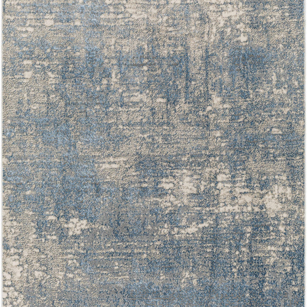 Kiblawan Teal Abstract Area Rug - Clearance