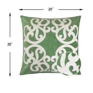 Kingray Vintage Vine Pillow Covers with Hidden Zipper - view 4