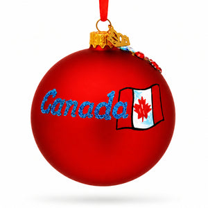 CN Tower, Toronto, Canada Glass Ball Christmas Ornament 3.25 Inches