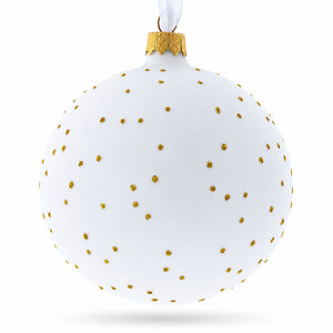 Ballet Dancers Glass Ball Christmas Ornament 4 Inches