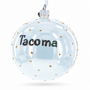 LeMay America's Car Museum, Tacoma, Washington Glass Ball Christmas Ornament 4 Inches