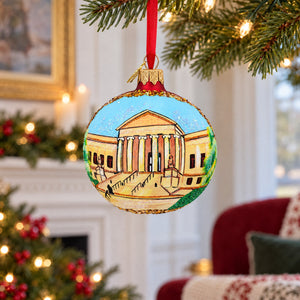 Institute of Art, Minneapolis, Minnesota Glass Ball Christmas Ornament 3.25 Inches
