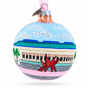 Toledo Museum of Art, Toledo, Ohio Glass Ball Christmas Ornament 3.25 Inches