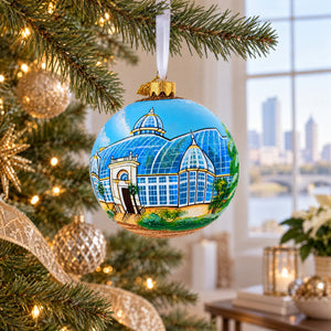 Franklin Park Conservatory and Botanical Gardens, Columbus, Ohio Glass Ball Christmas Ornament