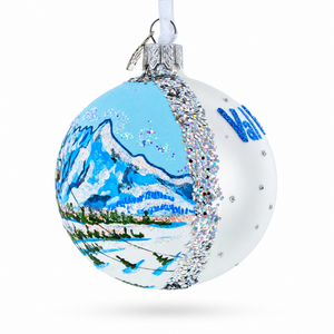 Val Gardena Dolomiti Super Ski, Italy Glass Ball Christmas Ornament