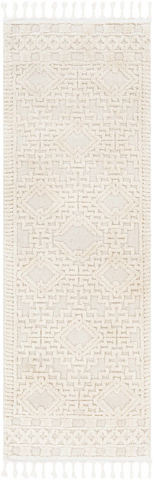Kalkan High/Low Pile Rug with Tassels - Clearance