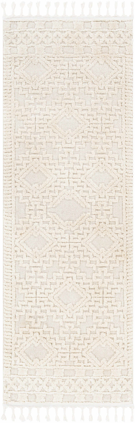 Kalkan High/Low Pile Rug with Tassels - Clearance