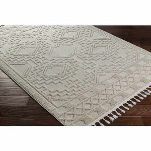 Kalkan High/Low Pile Rug with Tassels - Clearance