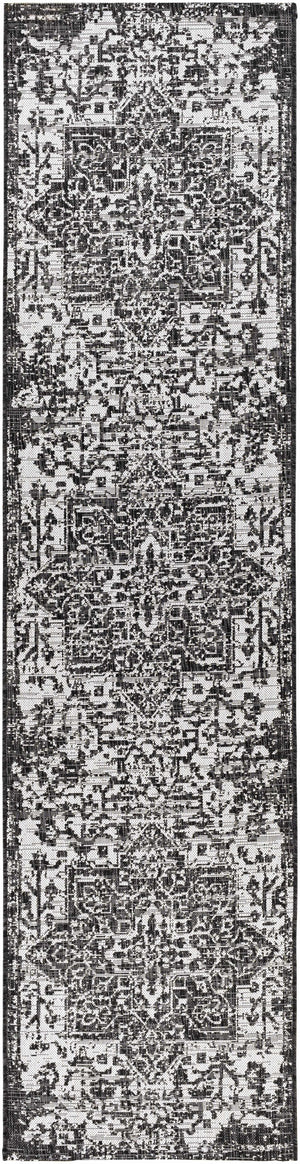 Charcoal Kilmacolm Indoor & Outdoor Area Rug - Clearance