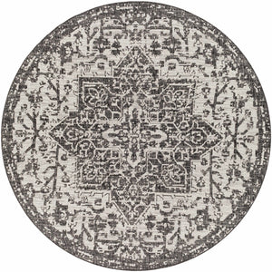 Charcoal Kilmacolm Indoor & Outdoor Area Rug - Clearance