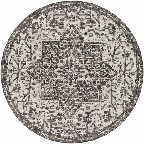 Charcoal Kilmacolm Indoor & Outdoor Area Rug - Clearance