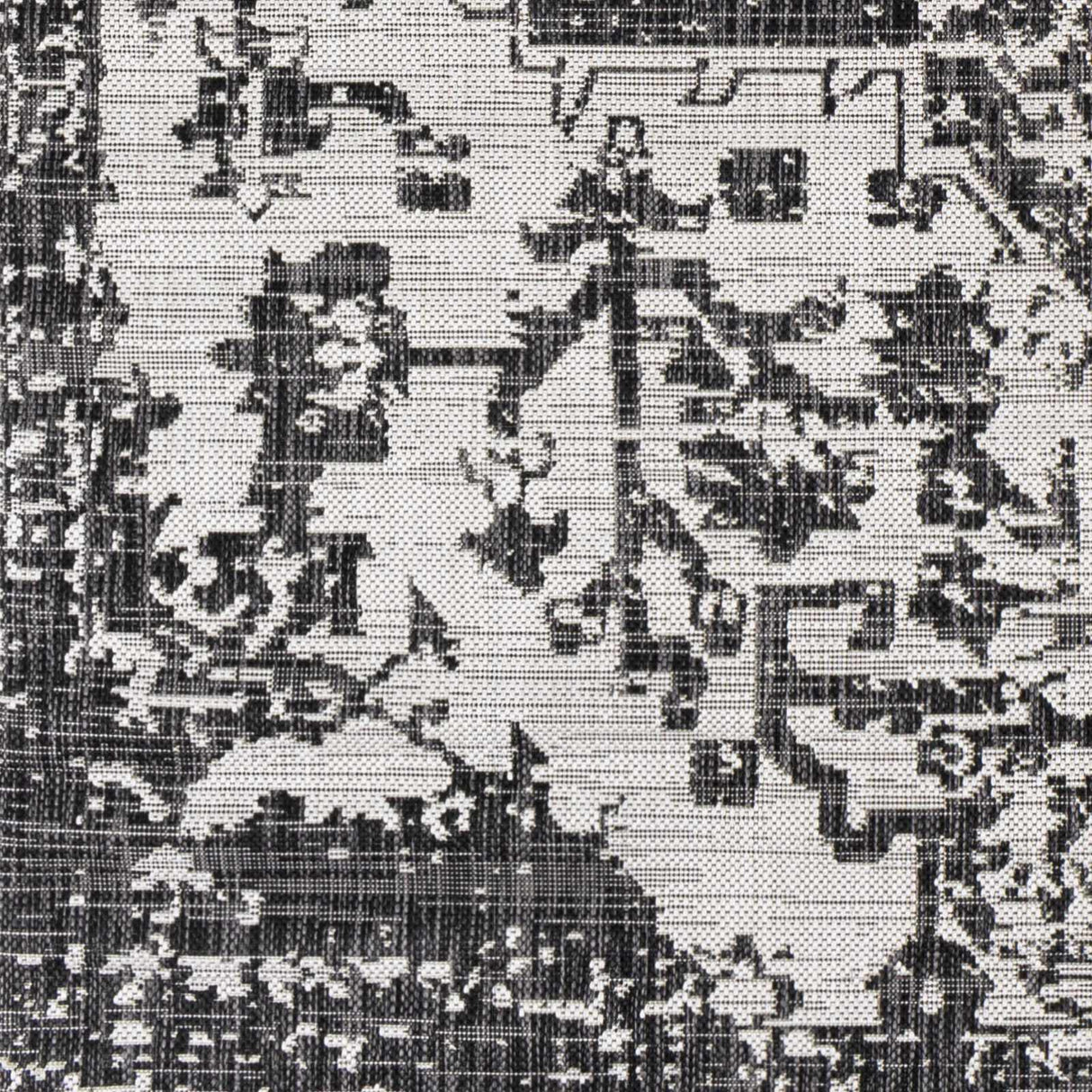 Charcoal Kilmacolm Indoor & Outdoor Area Rug - Clearance