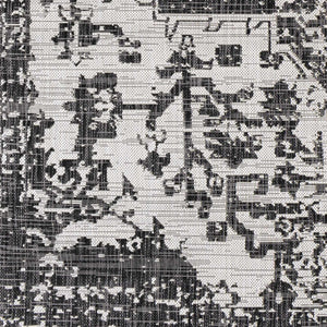 Charcoal Kilmacolm Indoor & Outdoor Area Rug - Clearance