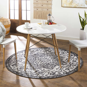 Charcoal Kilmacolm Indoor & Outdoor Area Rug - Clearance