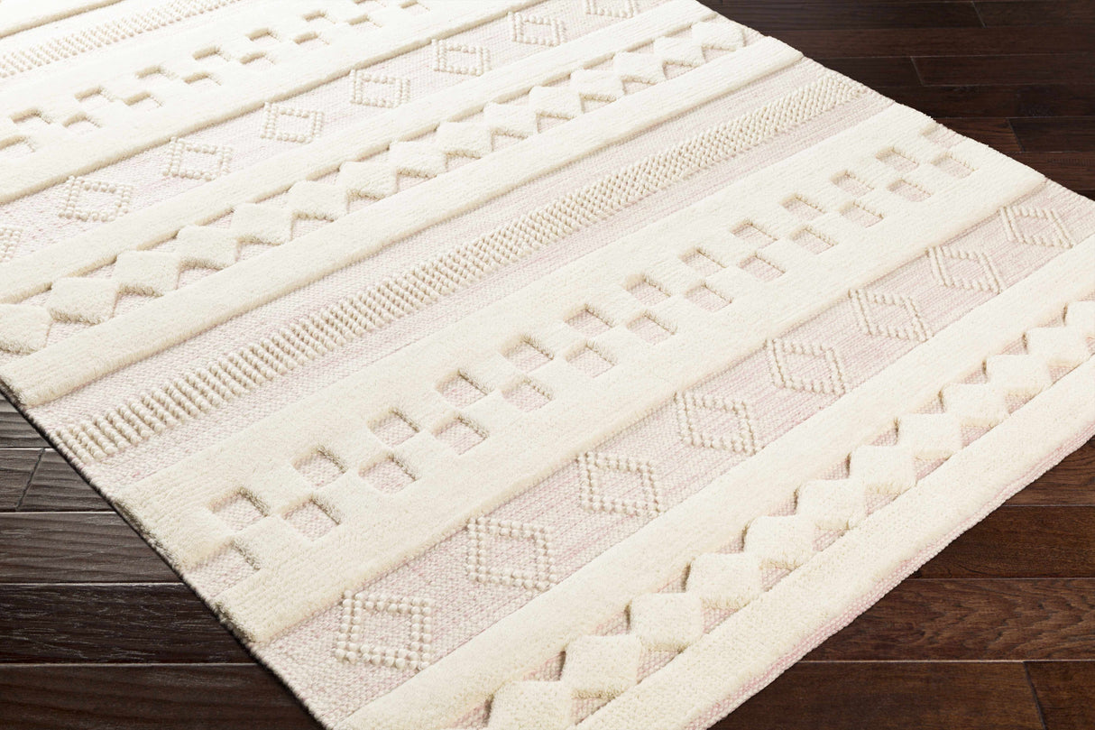 Knapp Pink Wool Rug - Clearance