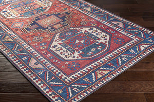 Kodiak Red&Blue Oriental Area Rug