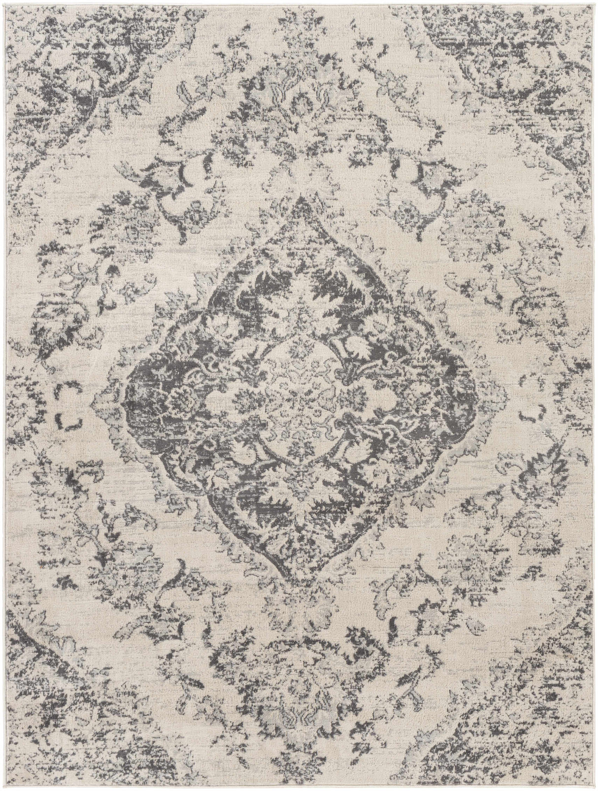 Cream Gray Wallsburg Area Rug - Clearance