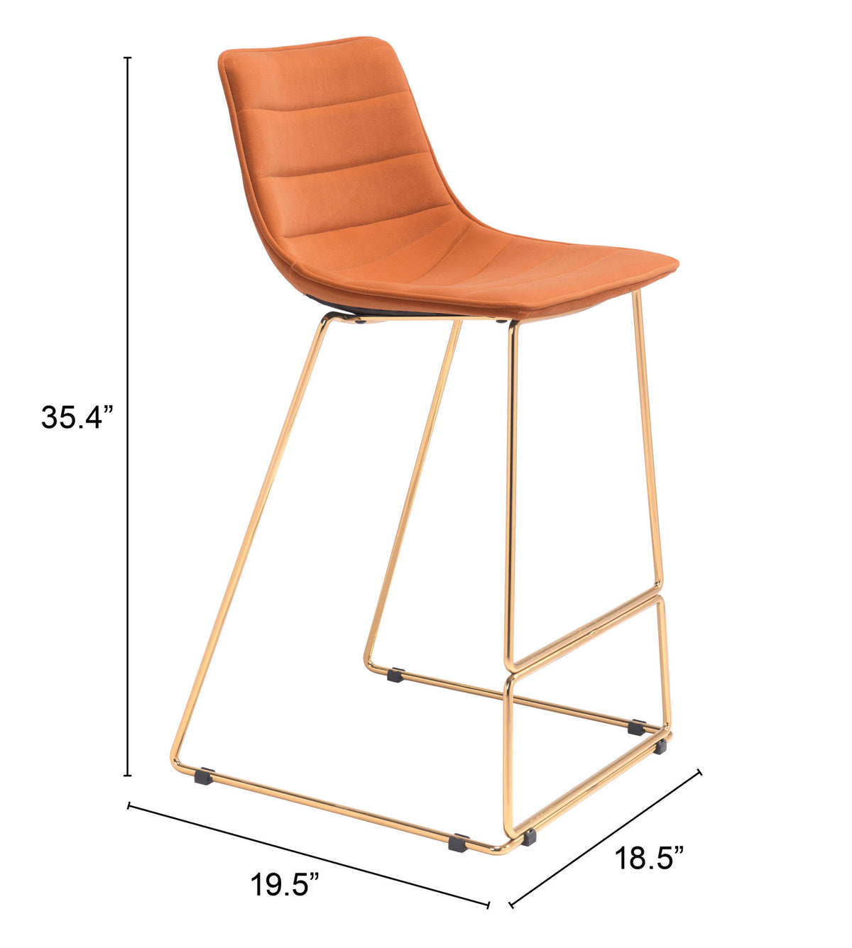 Zuo Modern Adele Barstool (Set of 2)